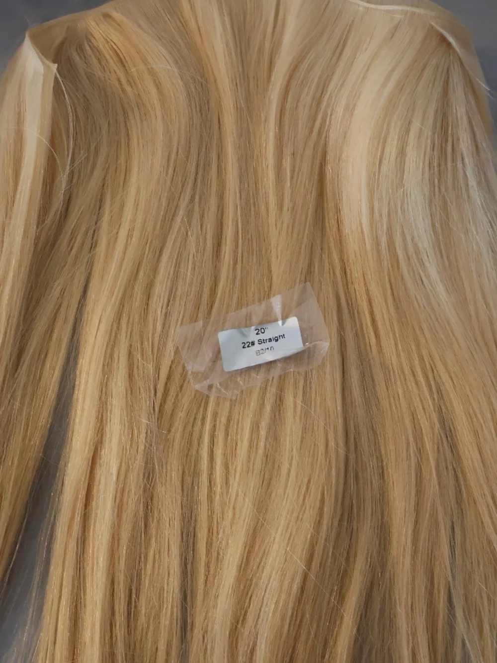 NEW 12A grade human hair genius weft level #22 warm blonde 20